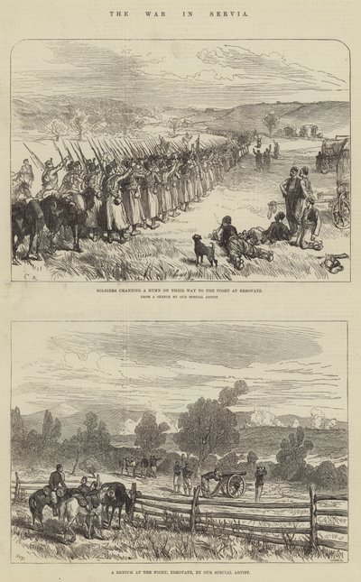 La guerra en Serbia de Sir John Charles Robinson